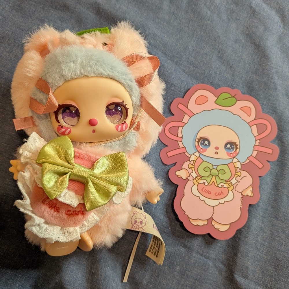 Liila Kitten Kitchen Keychain Plush